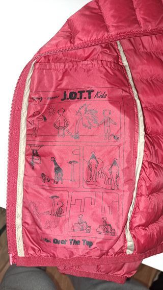 Chaqueta JOTT acolchada roja