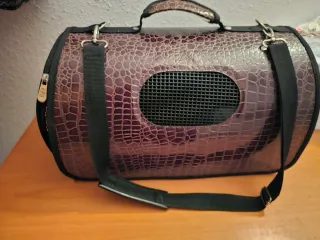 Bolso transportin burdeos Cocodrilo