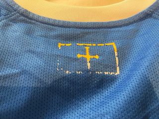 Camiseta Real Oviedo 2008 Playoffs Nike Azul