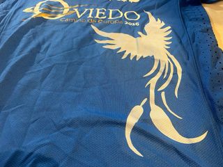 Camiseta Real Oviedo 2008 Playoffs Nike Azul
