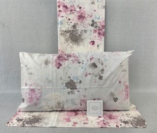 Parure lenzuola matrimoniali puro cotone fiorate