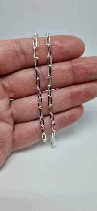 Cadena de 50cm eslabones rectangulares