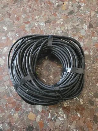 Cable Manguera 3x1.5 Negro, 53 metros, nuevo.