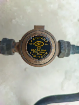 Batería de propano regulador liras