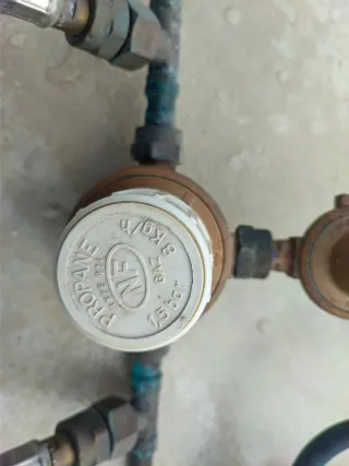 Batería de propano regulador liras