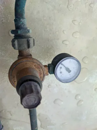 Batería de propano regulador liras