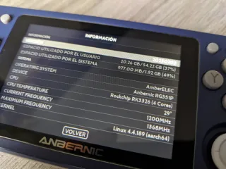 Consola Retro Anbernic RG351P Morada