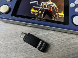 Consola Retro Anbernic RG351P Morada