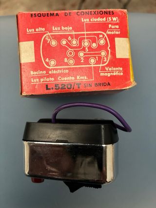 Llave de luces Leonelli L.520/T Bultaco Mercurio