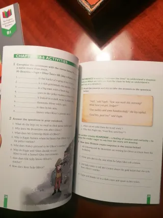 Libro de lectura: Oliver Twist. Burlington Books