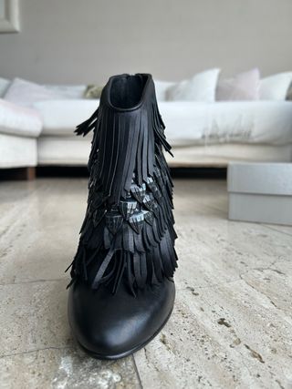 Botines Ash Flecos Negros