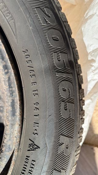 Llantas 205/65 R15 de hierro