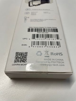 Adaptador PGYTECH para GoPro en Gimbal