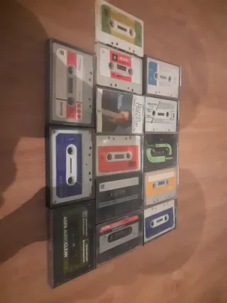 Lote Cintas Casete Antiguas Varias Marcas