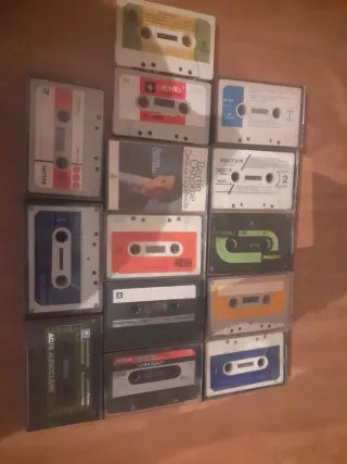 Lote Cintas Casete Antiguas Varias Marcas