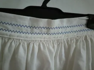 Enaguas blancas traje regional