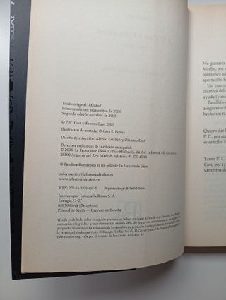 Saga La Casa de la Noche · 6 libros juveniles