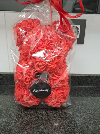 OSITO ROSAS SAN VALENTÍN