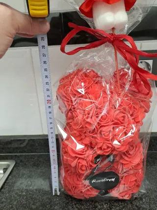 OSITO ROSAS SAN VALENTÍN