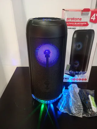 Altavoz Protone SHR130 Bluetooth Negro