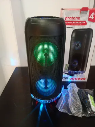 Altavoz Protone SHR130 Bluetooth Negro