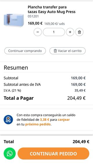 Plancha tazas Craft Express Pro Easy