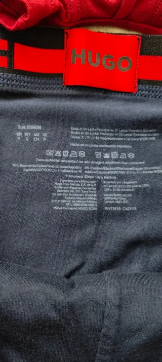 Pack 2 Boxer Hugo Boss Rojo y Azul t/S