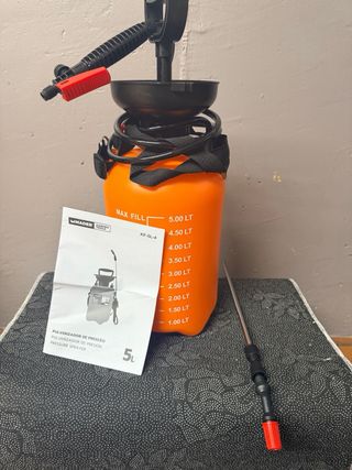 Pulverizador presión 5L lanza inox