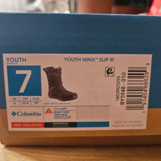 Botas Columbia Nieve Mujer/niña Talla 39 Nueva