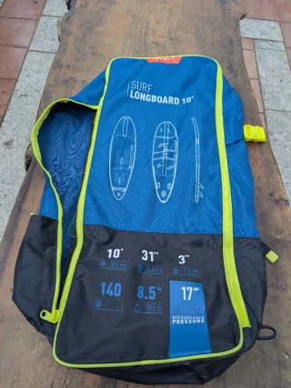 Tabla SUP ITIWIT LONGBOARD 10' OLAS Azul/Amarillo
