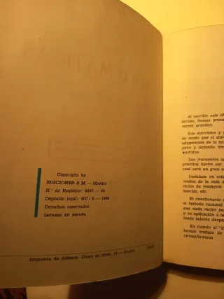 Matemáticas 5º de 1966