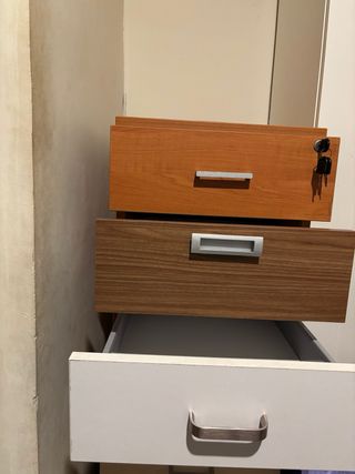 Cajonera moderna con llave