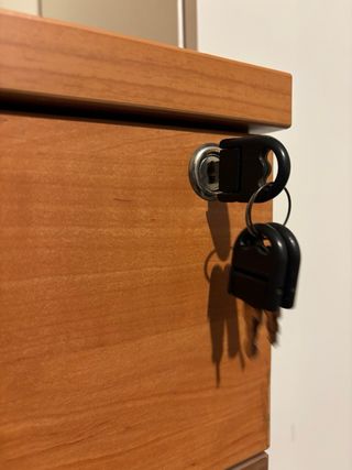 Cajonera moderna con llave