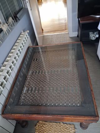 Mesa de Centro Baja con Reja India