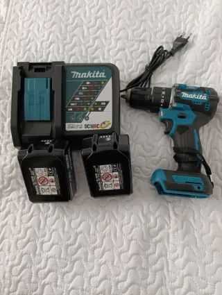 Taladro Makita 18V + 2 Baterías 6.0Ah