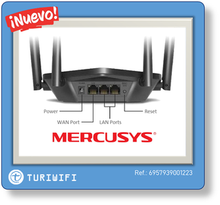 Router Mercusys AX1500 WiFi 6 | TURIWIFI