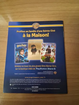 Manual PS3 La Quête d'Aragorn