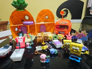 Casa Piña y Autobús Bob Esponja