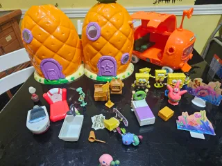 Casa Piña y Autobús Bob Esponja