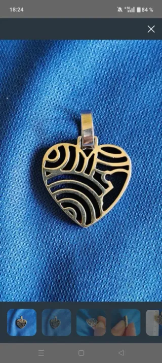 Colgante Corazón Tous Plata