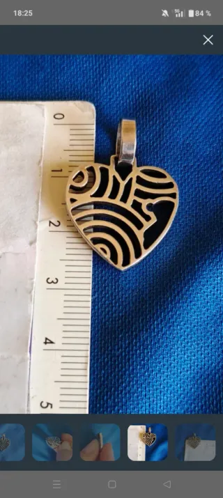 Colgante Corazón Tous Plata