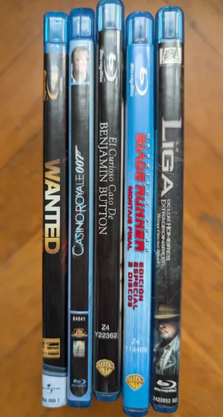 Lote 5 Blu-ray: Blade Runner, Benjamin Button y má