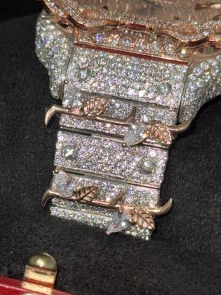 Reloj Cartier Santos Diamantes Oro Rosa