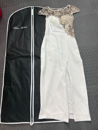 Vestido Silvia Navarro blanco