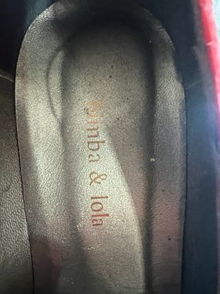 Zapatos Bimba y Lola rojos tacón 10 cm