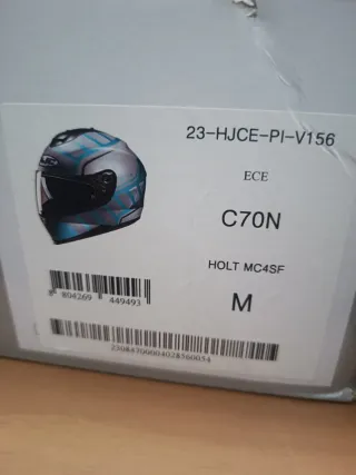 Casco de moto talla M