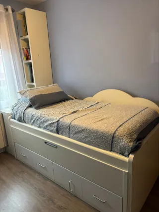 Cama nido con cajones, dormitorio juvenil
