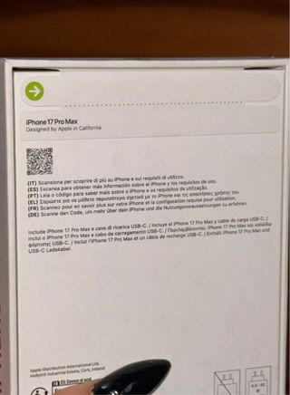 iPhone 17 Pro Max 2TB Azul Nuevo