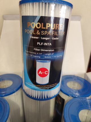 POOLPURE: 6 Filtros NUEVOS PLF-INTA de repuesto