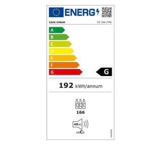 Vinoteca Cave Vinum CV-166-BL 2T 166 botellas